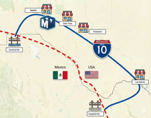 MexAm Location Map